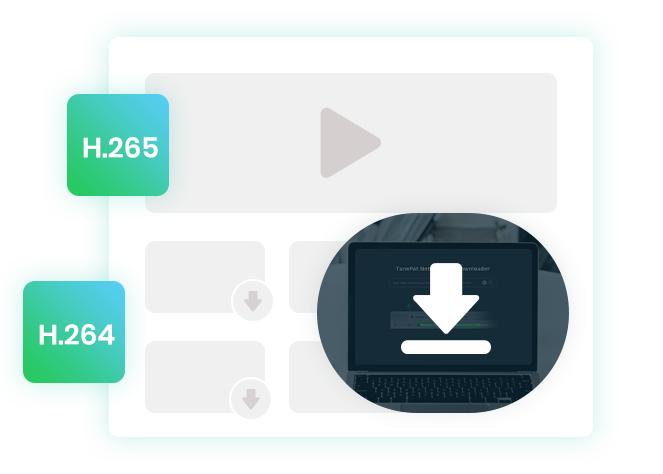 Choisissez les formats H.264 ou H.265
