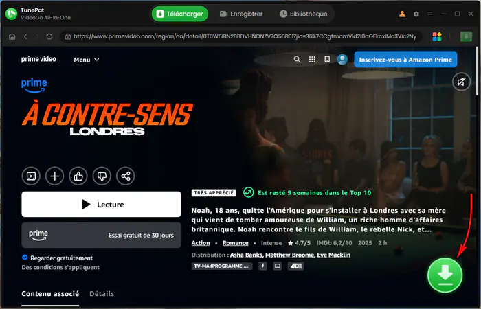 Ajoutez les vidéos d'Amazon Prime