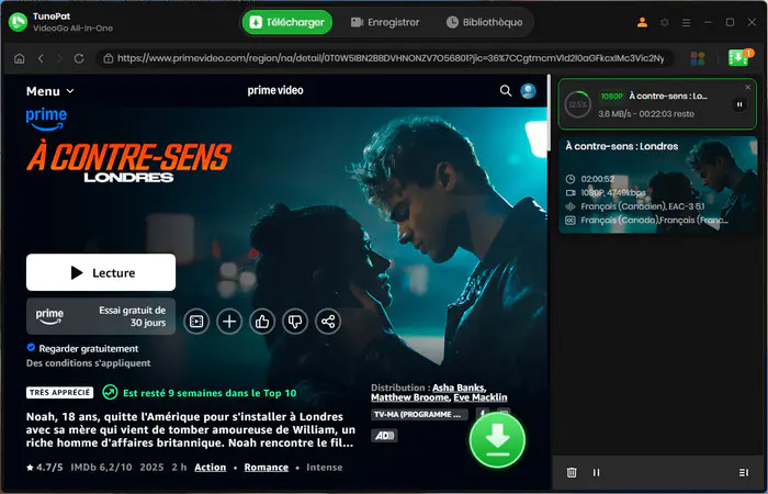 Démarrez le téléchargement