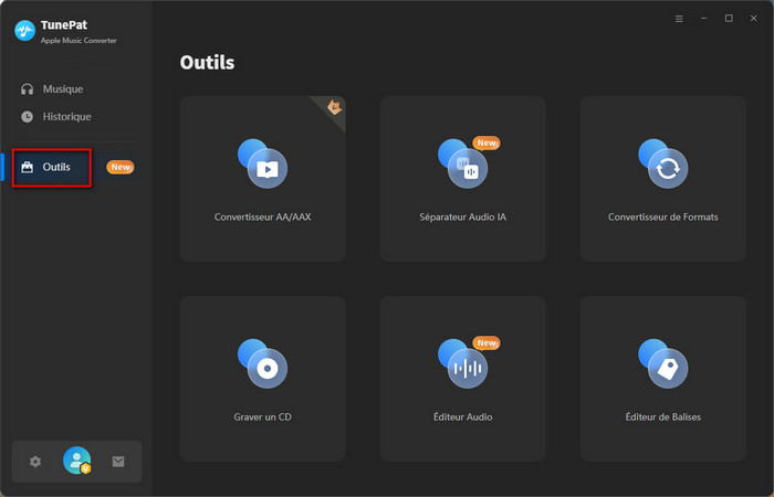 Les outils de TunePat Spotify Converter