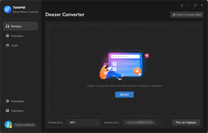 Lancez TunePat Deezer Music Converter