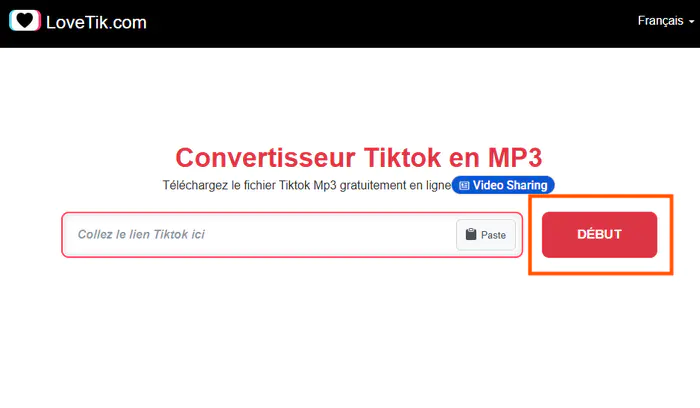 LoveTik convertisseur Tiktok gratuit
