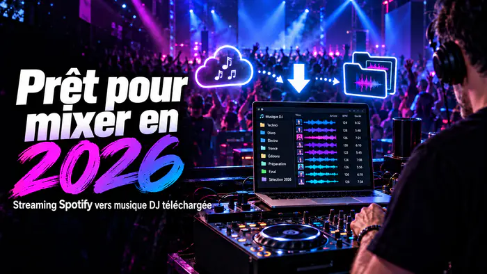 Passer du streaming Spotify à la musique DJ téléchargée