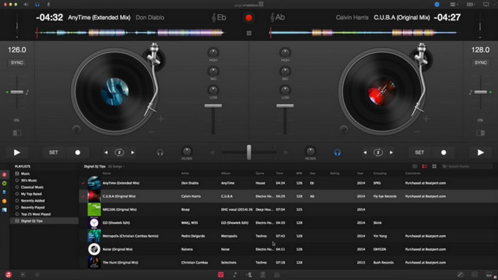 Utiliser Spotify avec Djay Pro pour Windows