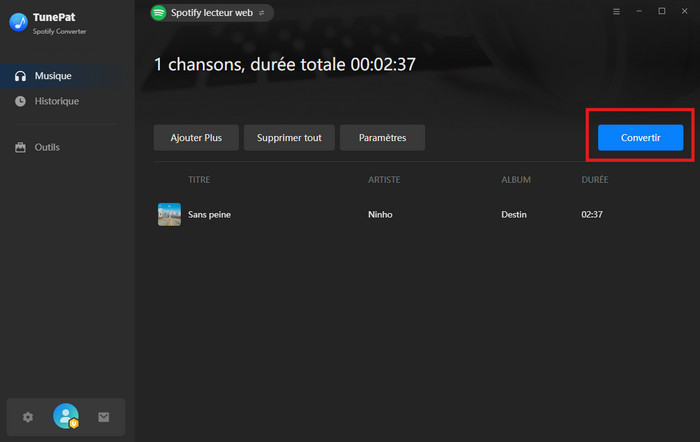 Commencer à convertir