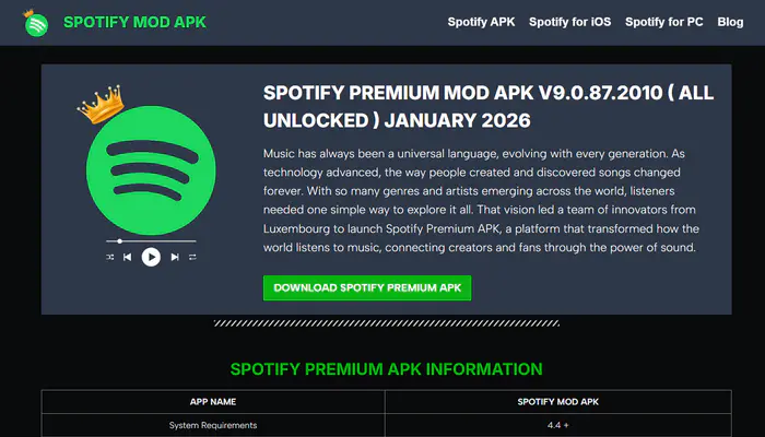 Spotify Mod APK