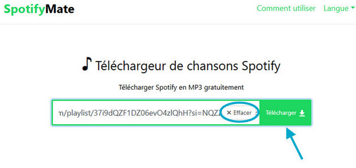 Coller le lien