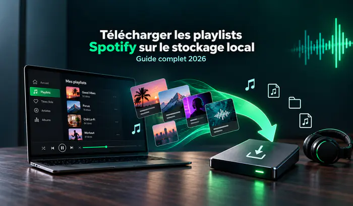 Télécharger les playlists Spotify sur le stockage local