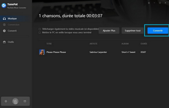 Commencer à convertir