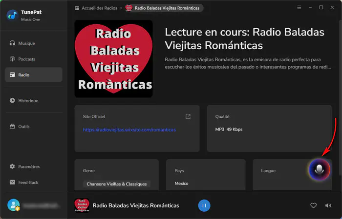 Ajoutez des radios