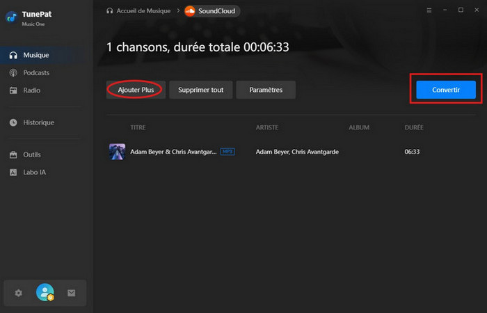 Commencer à convertir