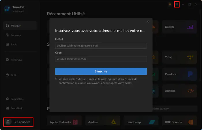 Enregistrement