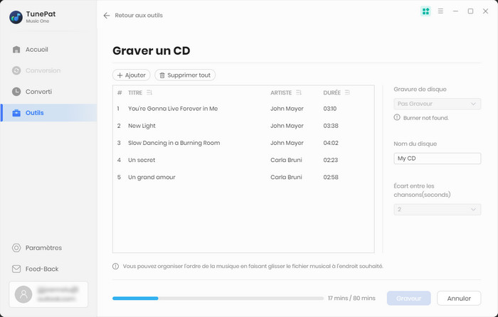 Graver un CD