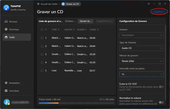 Graver un CD