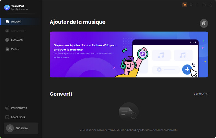 Interface de Spotify Converter