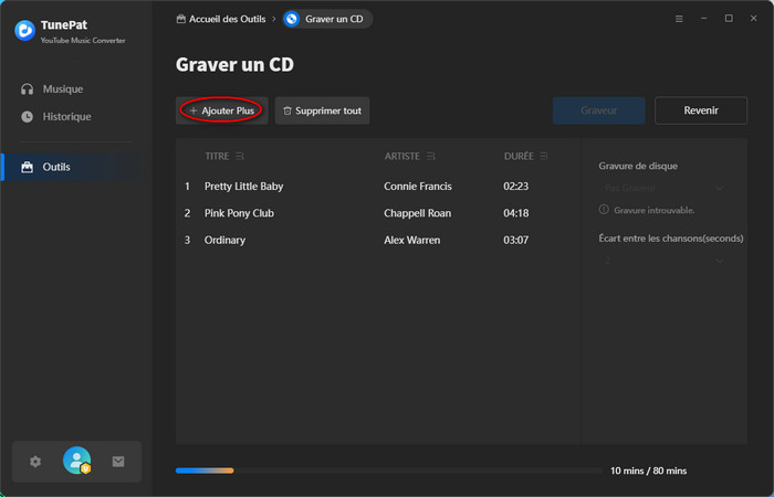 Graver un CD
