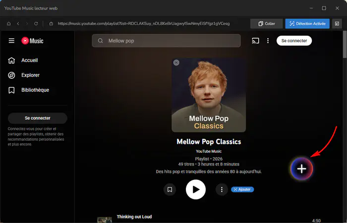 Rechercher YouTube Music
